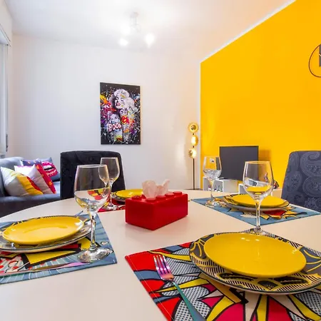 Color Vibes Centro - Ampio Wifi Ac דירה *